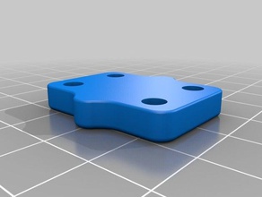 letto di blocco distanziatore 5 3mm 3d la stampante parti 3d print model - Mito3D