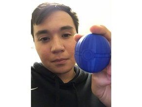 non-colore solido pokeball giocattolo gioco accessori 3d print model - Mito3D