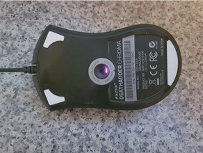 sostituzione razer deathadder pastiglie computer piedi mouse 3d print model - Mito3D