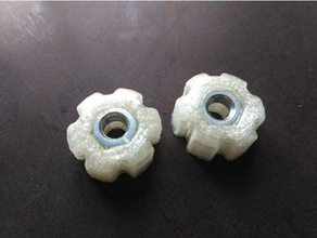 yak yet another knob m5 parts nut 3d print model - Mito3D