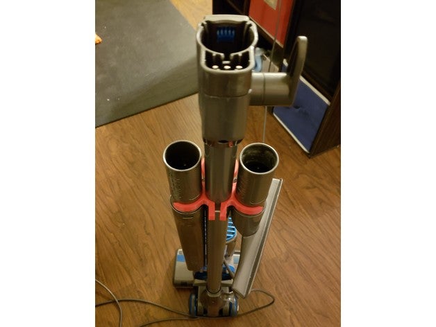 de vacío soporte accesorio organización fatshark el cohete adaptador aspiradora 3D print model - Mito3D