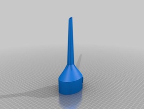long skinny funnel tight spots household customized 3d print model - Mito3D