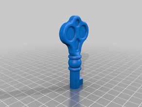 easier print key 3d printing 3d print model - Mito3D