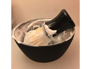 rasatura insaponare tazza ciotola bagno da barba pennello 3d print model - Mito3D