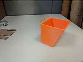 nail box peg board organization pegboard 3d print model - Mito3D