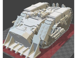 anvil desen raider 30k40ktitanicus proxy araç epik arazi deniz alanı spartan tank warhammer 3d print model - Mito3D