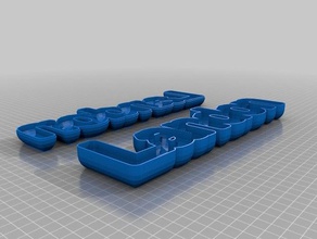 landon los contenedores personalizado 3d print model - Mito3D
