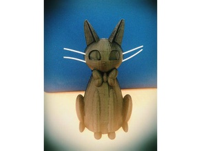 jiji a los animales 3dfablabhawaii ghibli gato studio 3d print model - Mito3D