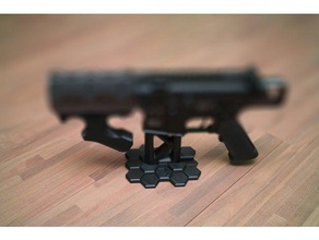 cyberpunk ar display stand airsoft only sport outdoors 3d print model - Mito3D