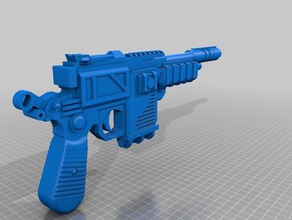 fallout original laser mauser varreduras réplicas broomhandle new vegas pistola 3d print model - Mito3D