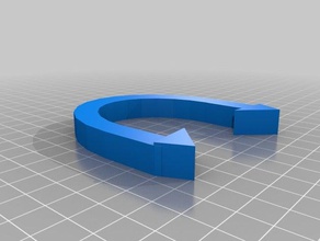 horseshoe 3d printing 3d print model - Mito3D