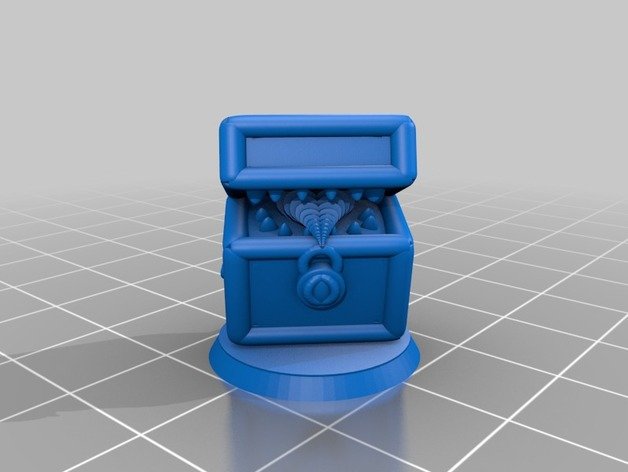 petto imitare 28mm d&d dnd pathfinder starfinder mostro 3d stampa 3D print model - Mito3D