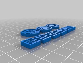 kill team tokens double sided games 40k warhammer 3d print model - Mito3D