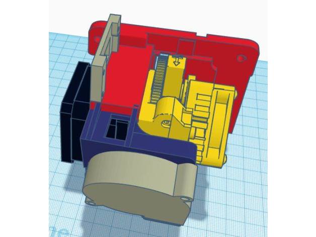 anycubic chiron titan aero 3d printer extruders e3d-titan e3d 3D print model - Mito3D