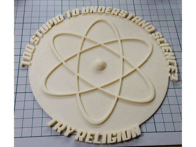 çok bilim deneyin dinlerin saçma organizasyon 3D print model - Mito3D