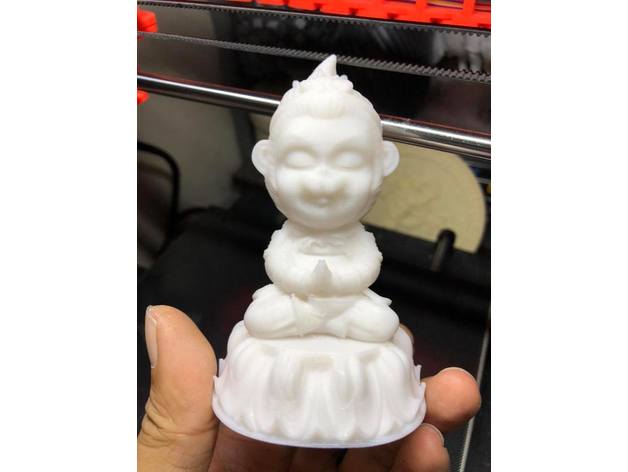 cute monkey king 3d la stampa claven moo 3D print model - Mito3D