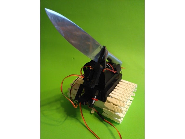 mini-mantis-Drohne in der Robotik arduino bluetooth Fernbedienung tank 3D print model - Mito3D