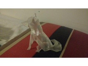 baja poli fox las esculturas art de regalo lowpoly animal minimalista la novedad 3d print model - Mito3D