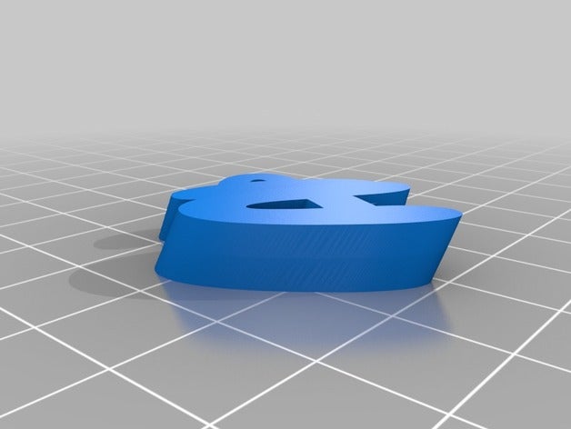 aj de porte-clés personnalisé 3D print model - Mito3D