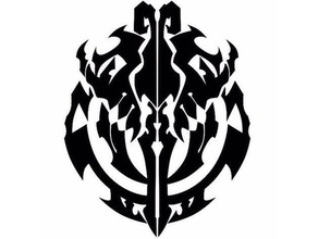 overlord nazarick symbol der Schablone Zeichen logos anime 3d print model - Mito3D