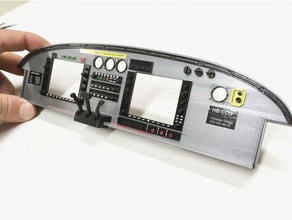 27m pichlervq pilatus pc-6 porter strumento di console rc i veicoli aereo della cabina guida garmin strumenti modello pichler 3d print model - Mito3D