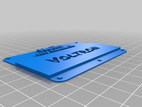 my customized hello name tag-voltron office 3d print model - Mito3D