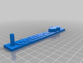 connors keychain 3d printing 3d print model - Mito3D