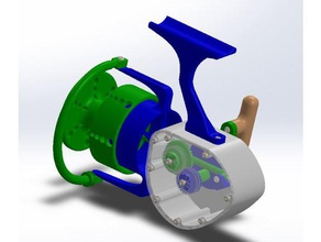 Angelrolle sport im freien 3d print model - Mito3D
