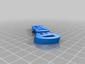 clarissa Schlüsselanhänger angepasst 3d print model - Mito3D