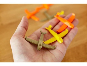 micro airplane toy game accessories avion children childrens maker faire makerfaire mini tiny 3d print model - Mito3D