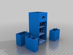 galaxy shelf organization pretty 3d print model - Mito3D