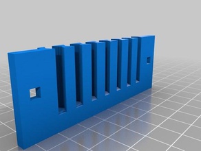 3d çizgi 14 delik droll bit tutucu diğer 3d print model - Mito3D