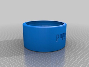 puppy dishdog dish pets dogs dog food pet 3d print model - Mito3D