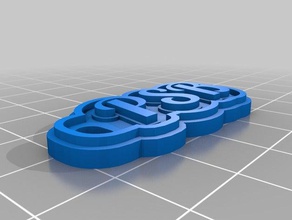 porsha keychains customized 3d print model - Mito3D