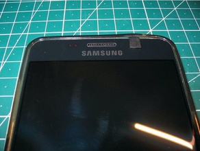 samsung galaxy a5-Kamera auf der Vorderseite Abdeckung mobile Telefon 3d print model - Mito3D