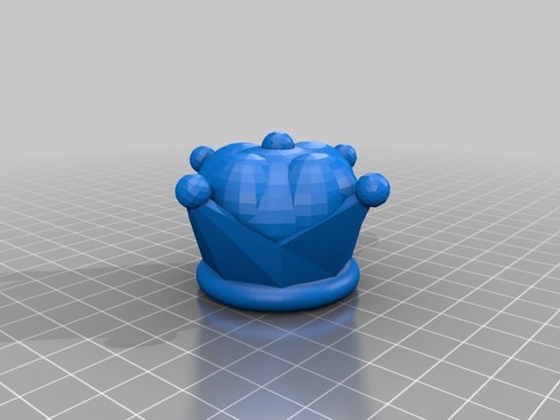 super crown video games bowsette peachette supercrown 3D print model - Mito3D