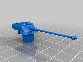 amx 13 15mm torre de rotação jogos o destino da nação chamas guerra tanque wargaming 3d print model - Mito3D