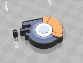 discordia nitro logo wip i segni loghi 3d print model - Mito3D