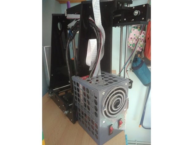 anet a6 mainboard fan case ventilador para placa principal 3d printer accessories 3D print model - Mito3D