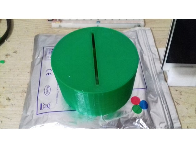 acrylique lampe de nuit passe-temps L'impression 3d vert la bande led lumière rvb à rgb 3D print model - Mito3D