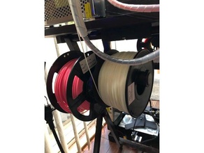 soporte de bobina mesa plegable 3d la impresora accesorios foldingtable spoolholder 3d print model - Mito3D