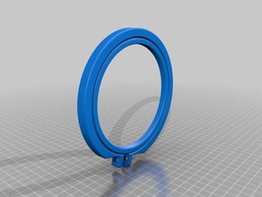 embroidery hoop 3d printing 3d print model - Mito3D