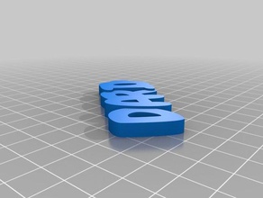 dario2 keychains customized 3d print model - Mito3D