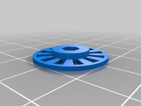 codificador de la rueda rad10 partes personalizado 3d print model - Mito3D