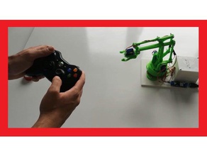 xbox controller programable robotic arm robotics arduino 3d print model - Mito3D