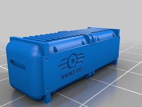 les retombées friche de la guerre vault tec caisses 2 jeux fallout 4 vault-tec 3d print model - Mito3D