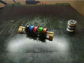 miniature spool holder props filament 3d print model - Mito3D