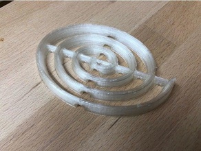 spirale porte-savon personnalisable la salle de bains openscad 3d print model - Mito3D