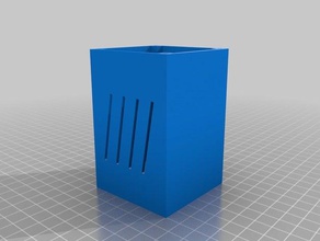 laboratoire de batteur sur socle cas pièces 3d print model - Mito3D