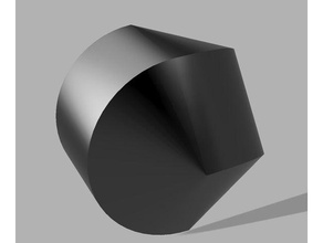 hexasphericon art la diversión hexágono objeto rollo 3d print model - Mito3D